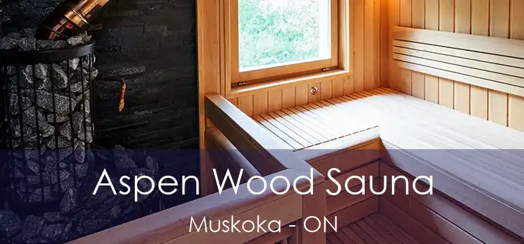  Aspen Wood Sauna Muskoka - ON