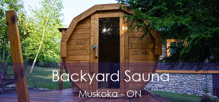  Backyard Sauna Muskoka - ON