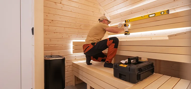 Commercial Sauna Installation in Muskoka, ON
