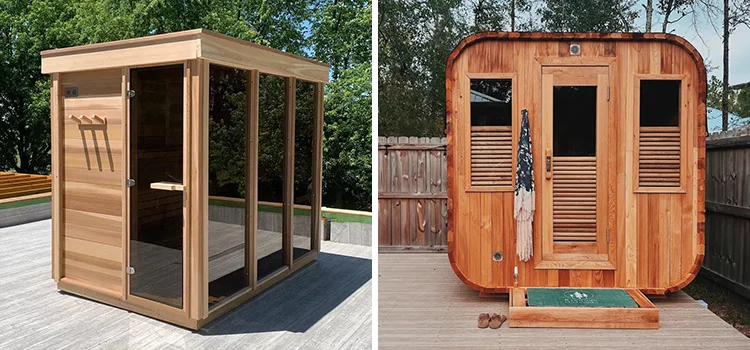 Wood-Fired Cube Sauna Repair in Muskoka, ON
