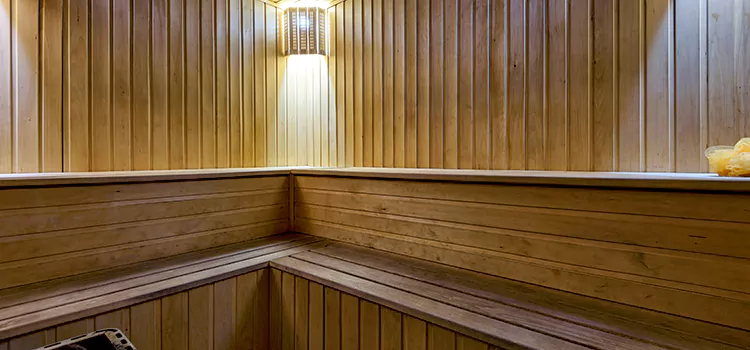Modern Outdoor Sauna  Setup in Muskoka, Ontario