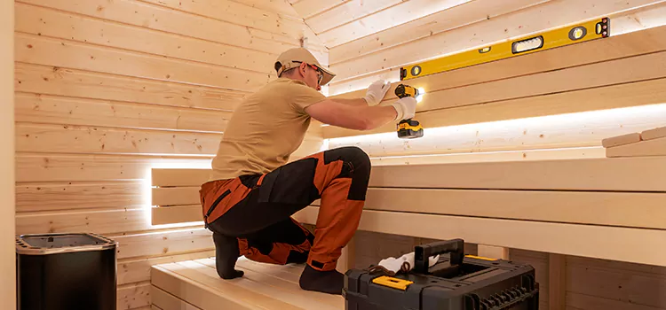 Residential Sauna Assembly And Installation in Muskoka, Ontario