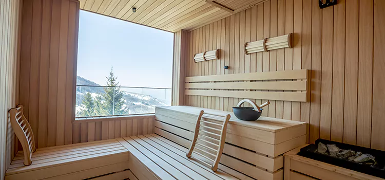Infrared Sauna Glass Window Installation in Muskoka, ON
