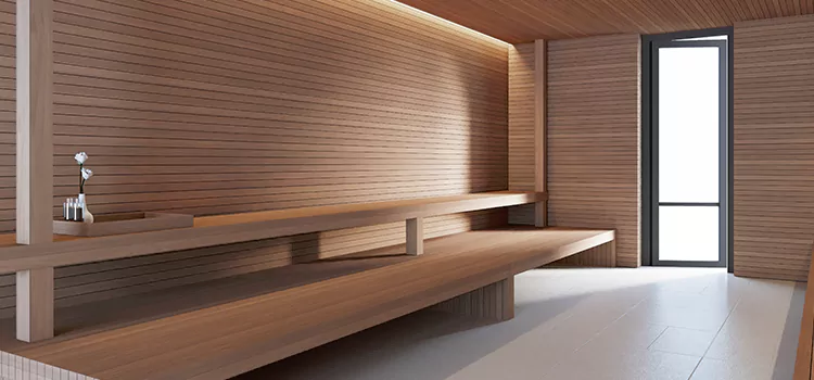 Spruce Wood Sauna Maintenance in Muskoka, ON