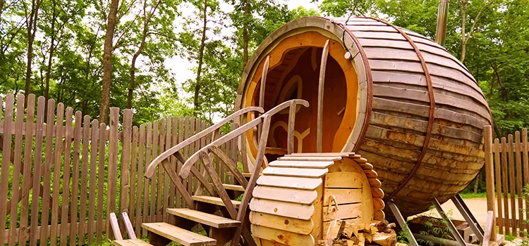 360° Panoramic Bubble Window Sauna Installation Services in Muskoka, Ontario