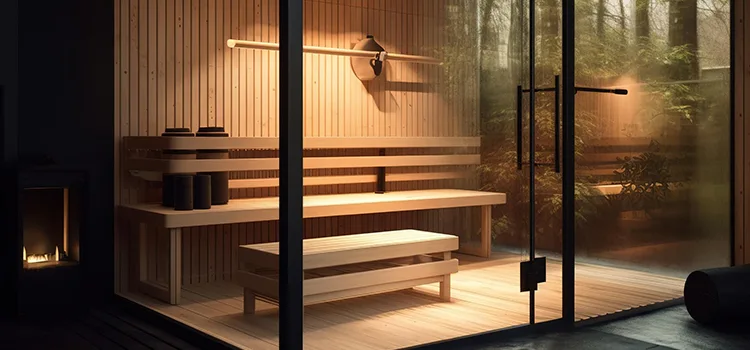 Glass Sauna Room Repair in Muskoka, ON