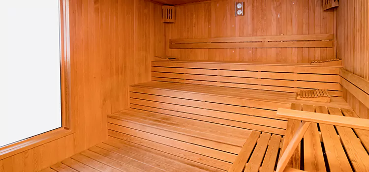 Custom Hemlock Wood Sauna Construction in Muskoka, Ontario
