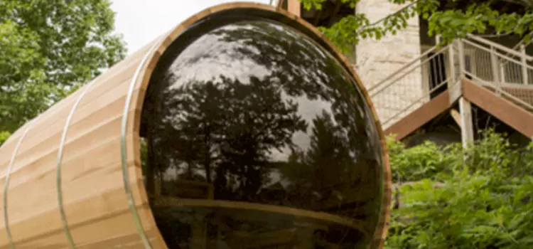 6 Person Panoramic View Sauna Maintenance and Installation in Muskoka, ON