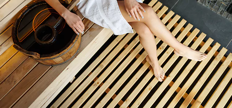 Composite Sauna Deck Installation in Muskoka, ON
