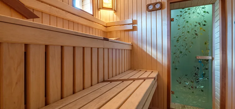 Sauna Door Handle Screw Replacement in Muskoka, Ontario