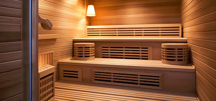 Outdoor Sauna Setup in Muskoka, ON
