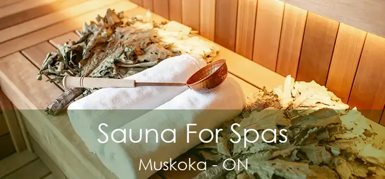  Sauna For Spas Muskoka - ON